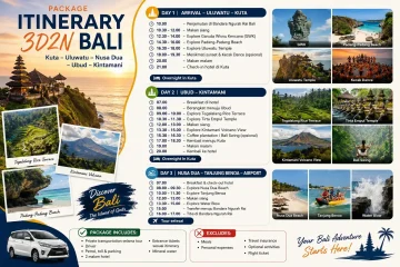 3D2N bali tour package