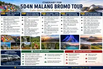 5D4N Malang Bromo Tour